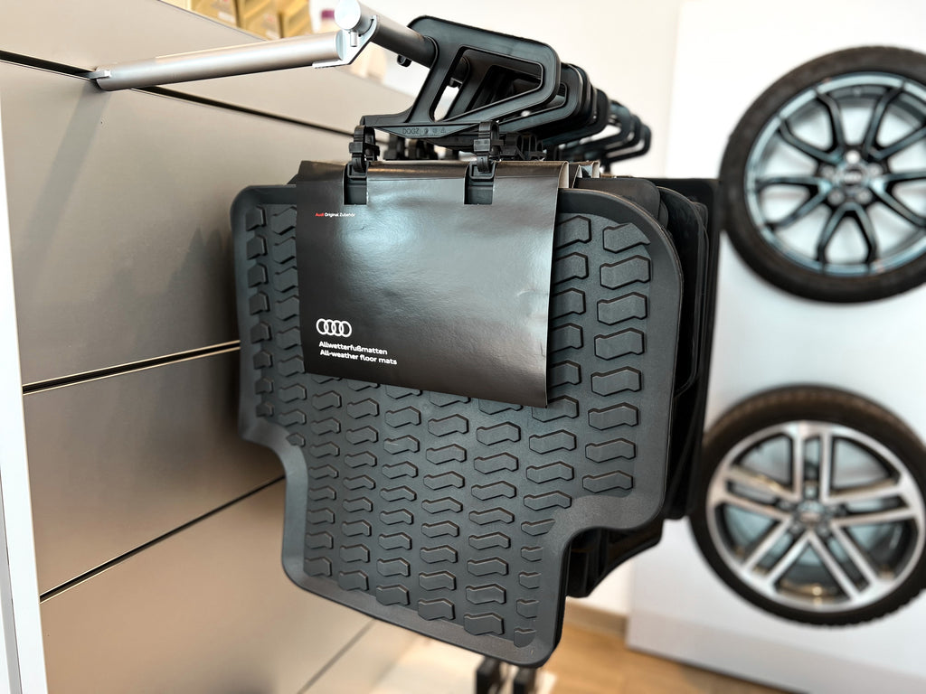 kfz-premiumteile24 KFZ-Ersatzteile und Fußmatten Shop, Waben Gummimatten  passend für Audi Q5 / SQ5 (FY) ab 2017 Fussmatten Gummi in Premium Qualität  Allwetter Matten