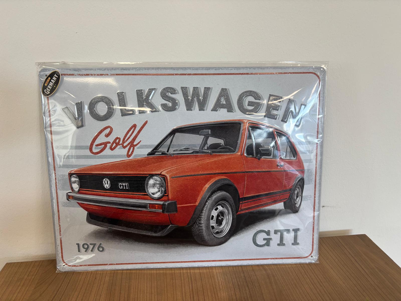 Golf GTI Blechschild