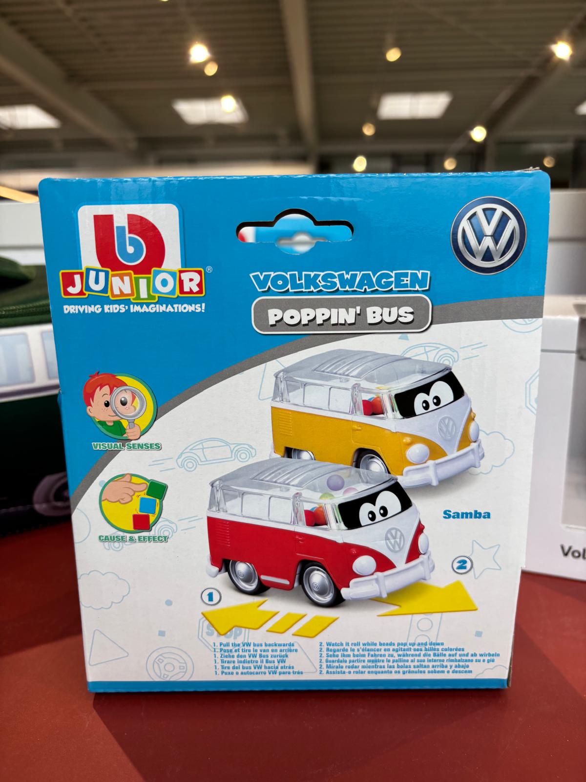 Volkswagen Poppin’ Bus – Spielzeugauto mit Rückzugsmotor | BB Junior | ab 9 Monaten