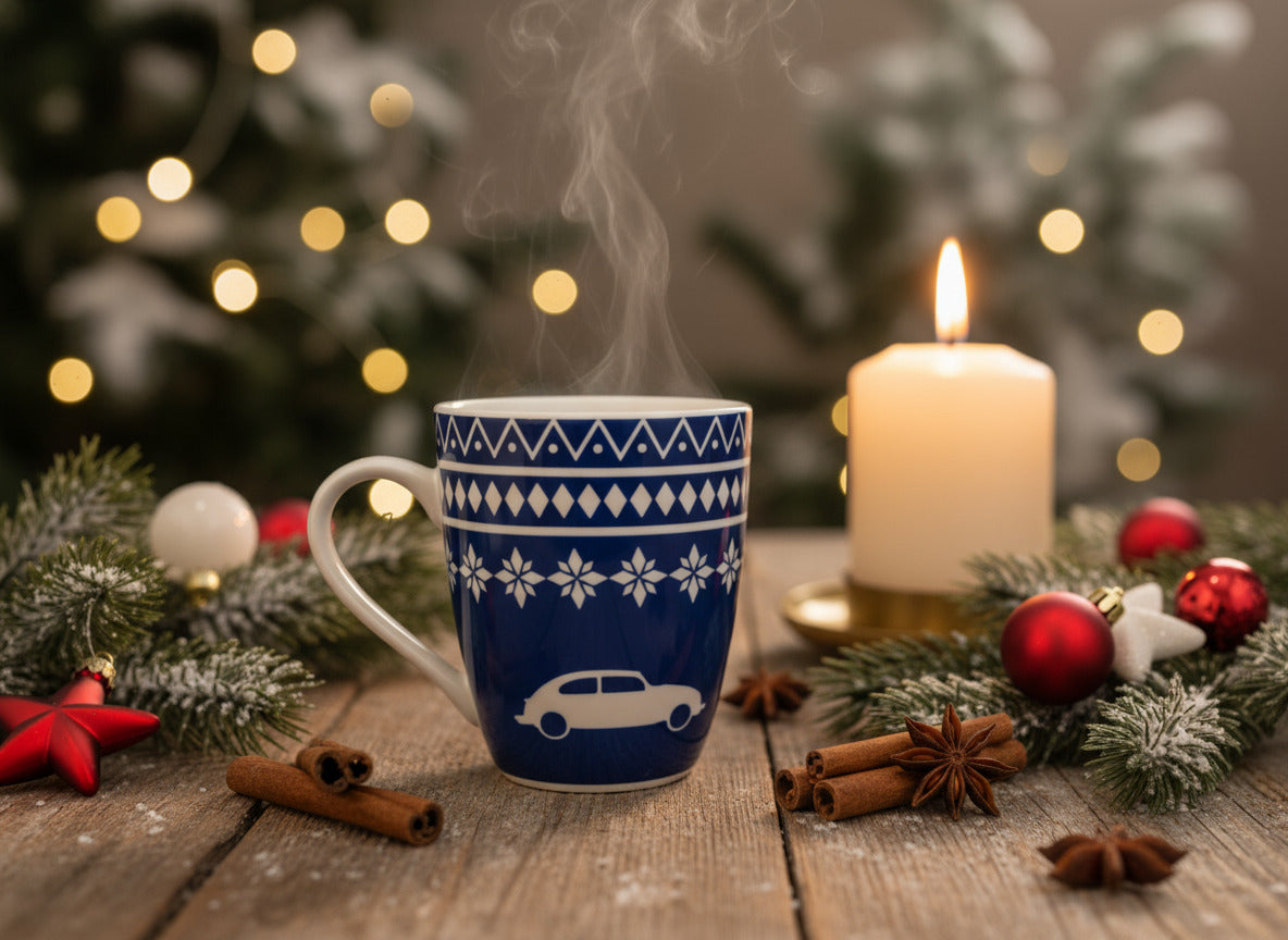 VW Weihnachtstasse