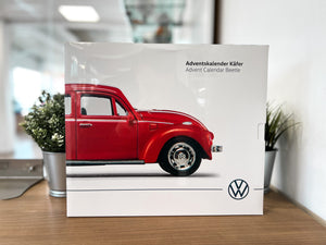 Original VW Adventskalender, Käfer, Maßstab 1:43, Farbe rot / 1H1087710