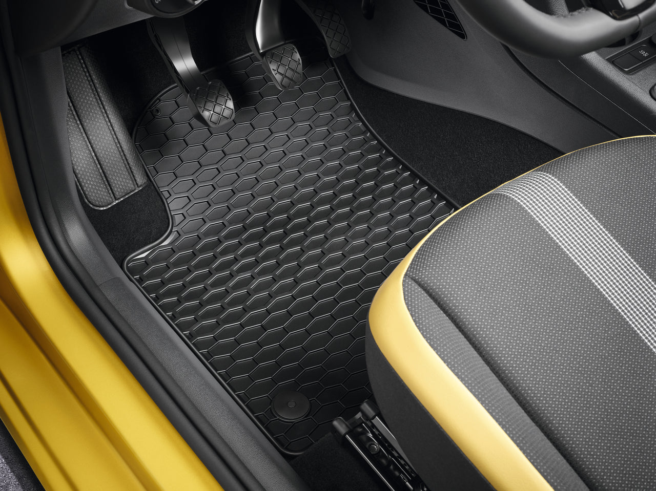 Fußmatten passend für VW UP Skoda Citigo Seat Mii Gummimatten Premium  Allwetter