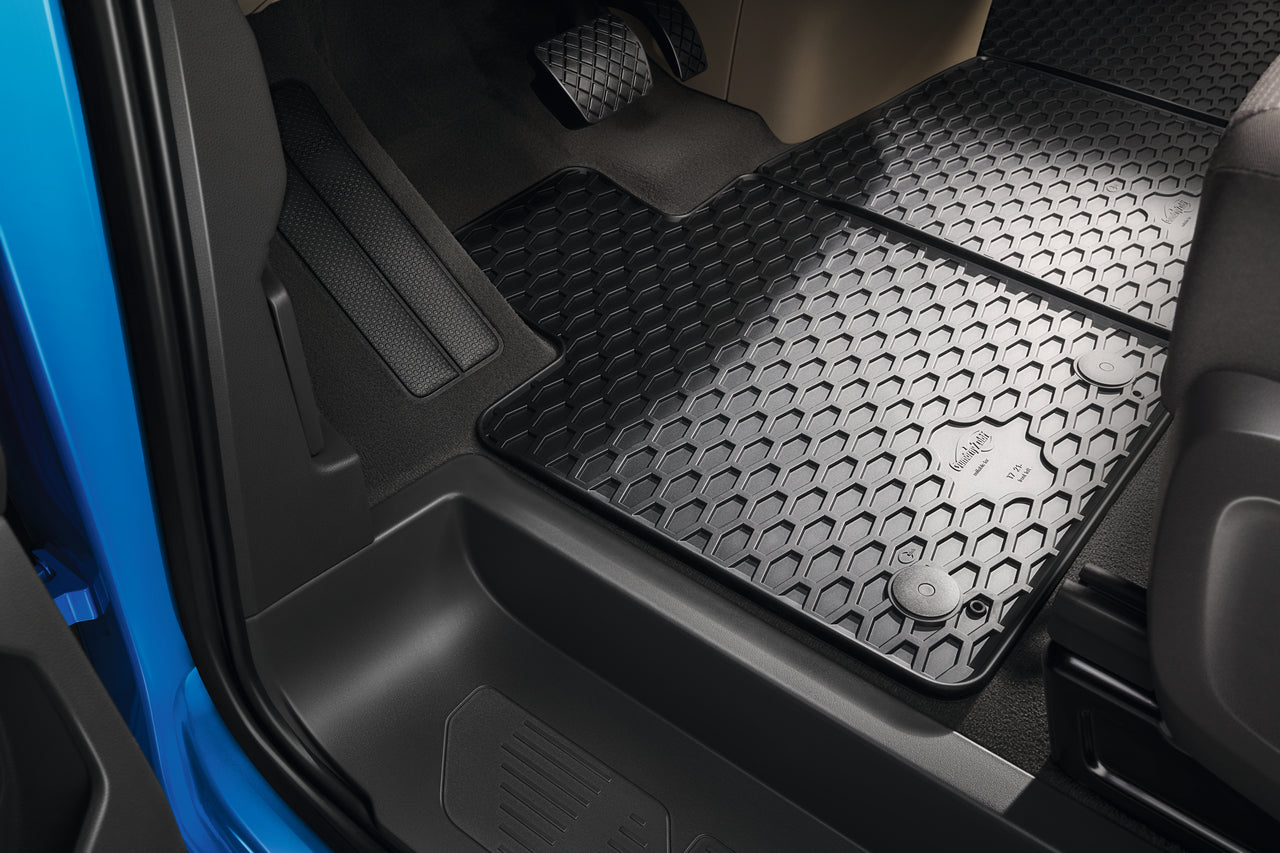 Element Gummimatten Fußmatten für VW T5/T6 (Multivan, Caravelle und  Transporter) Jahr: 04-20 : : Auto & Motorrad